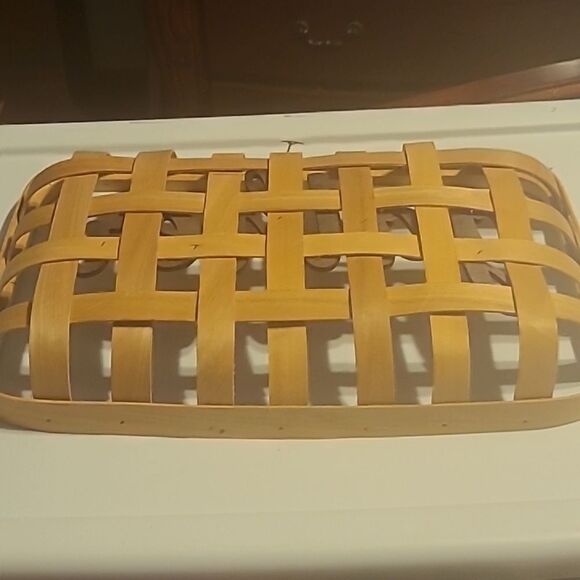 Wooden Basket with 'Gather' Sign - Picture 2 of 5